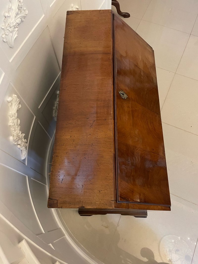 Outstanding Quality Antique George III Mahogany Bureau - Image 8